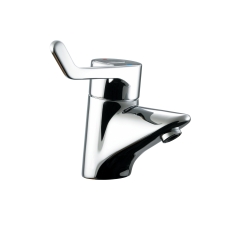 Armitage Shanks Contour 21 Single Lever Sequential Basin Mixer Tap with Flexi Tails - No waste