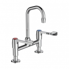 Armitage Shanks Markwik Dual Control Anti Splash Kitchen Sink Mixer Tap - Chrome