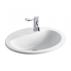 Armitage Shanks Orbit 21 Countertop Basin without Overflow 550mm Wide - 1 RH Tap Hole