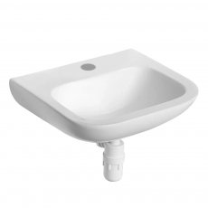 Armitage Shanks Portman 21 Wall Hung Cloakroom Basin No Overflow 500mm Wide - 1 Tap Hole