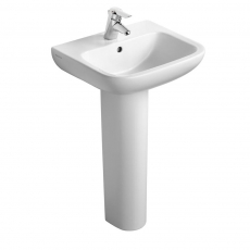 Armitage Shanks Portman 21 Basin with Full Pedestal 500mm Wide - 1 Tap hole