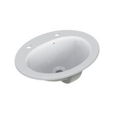 Armitage Shanks Sandringham 21 Inset Countertop Basin 500mm Wide - 2 Tap Hole
