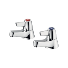 Armitage Shanks Sandringham 21 Lever Head Bath Taps Pair - Chrome