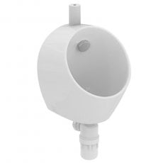 Armitage Shanks Sphero Mini Urinal with Top Inlet and Exposed Trap - White