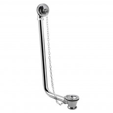 Bayswater Exposed Bath Waste with Grilled Overflow - Chrome