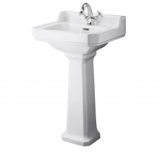Bayswater Fitzroy Basin with Large Full Pedestal 500mm Wide 1 Tap Hole
