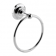 Bayswater Traditional Round Towel Ring Chrome