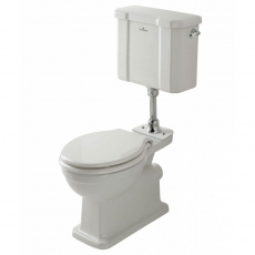 Bayswater Victrion Low Level Pan with Lever Cistern and Flush Pipe White - Excluding Seat