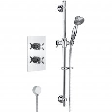 Bristan 1901 Dual Concealed Mixer Shower with Shower Kit