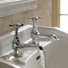 Bristan 1901 Basin Pillar Taps with Ceramic Disc Valves - Chrome