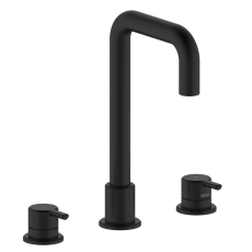 Bristan Altum 3-Hole Basin Mixer Tap Deck Mounted - Black