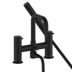Bristan Altum Bath Shower Mixer Tap Pillar Mounted - Black