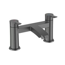 Bristan Apelo Bath Filler Tap Pillar Mounted - Gun Metal