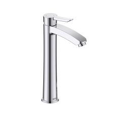 Bristan Apelo Eco Start Tall Basin Mixer Tap with Clicker Waste - Chrome