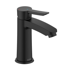 Bristan Apelo Eco Start Basin Mixer Tap with Clicker Waste - Black