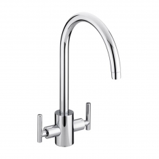 Bristan Artisan EasyFit Kitchen Sink Mixer Tap Dual Handle - Chrome
