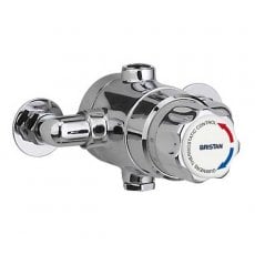 Bristan Commercial TS1503 Thermostatic Mixing Valve 15mm - Chrome (No Shut-off)