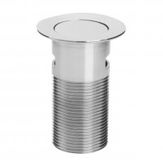 Bristan Round Push Basin Waste Clicker Chrome - Slotted