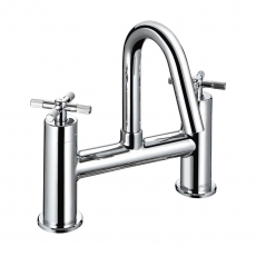 Bristan Cruzar Bath Filler Tap Pillar Mounted - Chrome