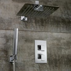 Bristan Descent Dual Concealed Mixer Shower with Shower Kit and Fixed Head