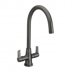Bristan Echo EasyFit Mono Kitchen Sink Mixer Tap - Gun Metal
