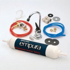 Bristan Empura 6 Inch Water Filter - Chrome Plated