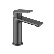 Bristan Frammento Eco Start Basin Mixer Tap with Clicker Waste - Gun Metal