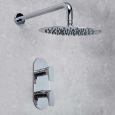 Bristan Hourglass Dual Concealed Mixer Shower with Fixed Head
