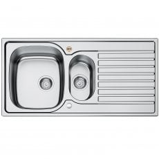 Bristan Inox Easyfit 1.5 Bowl Universal Kitchen Sink 1000mm L x 500mm W - Stainless Steel
