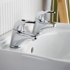 Bristan Java Basin Taps - Chrome Plated
