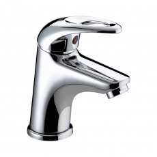 Bristan Java Small Mono Basin Mixer Tap with Clicker Waste - Chrome Plated