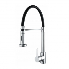 Bristan Liquorice Mono Kitchen Sink Mixer Tap Pull-Down Spray - Chrome