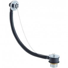 Bristan Luxury Bath Waste with Brass Plug Chrome - Slotted