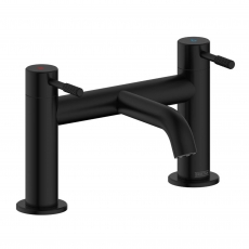Bristan Molida Bath Filler Tap Pillar Mounted - Black