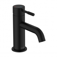 Bristan Molida Eco Start Basin Mixer Tap with Clicker Waste - Black