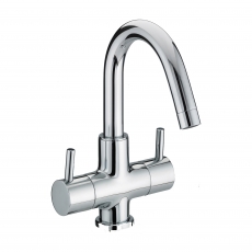 Bristan Prism 2 Handle Basin Mixer Tap - Chrome Plated