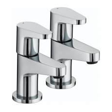 Bristan Quest Basin Taps - Chrome Plated