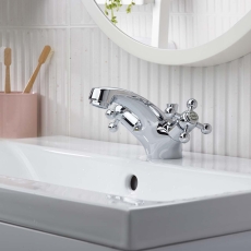 Bristan Regency Mono Basin Mixer Tap with Pop Up Waste - Chrome