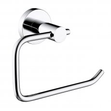 Bristan Round Brass Toilet Roll Holder - Chrome Plated