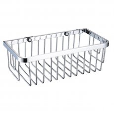 Bristan Small Wall Fixed Wire Basket - Chrome