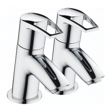 Bristan Smile Bath Taps Pair - Chrome