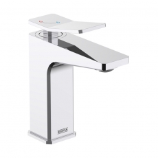 Bristan Tangram Eco Start Basin Mixer Tap with Clicker Waste - Chrome