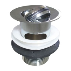 Britton Slotted Flip Top Basin Waste Chrome