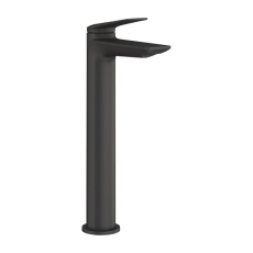 Britton Greenwich Matt Black Tall Mono Basin Mixer Tap