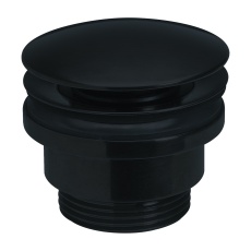 Britton Universal Press Top Basin Waste Matt Black