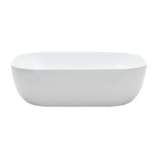 Britton Real Gloss White Countertop Basin 490mm x 400mm