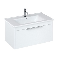 Britton Shoreditch 850mm 1-Drawer Wall Hung Vanity Unit with Basin