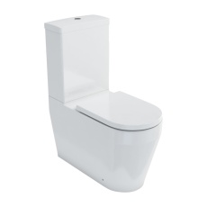 Britton Stadium Close Coupled Toilet (inc Soft Close Seat)