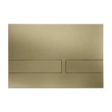 Britton Venue Dual Flush Plate Brushed Brass