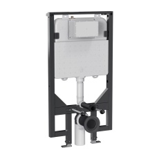 Britton Slim Depth Wall Hung Toilet Frame 1.14m with Dual Flush Concealed Cistern